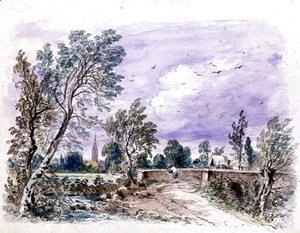 John Constable - Milford Bridge