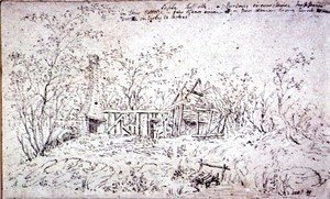 John Constable - Cottage at East Bergholt 3