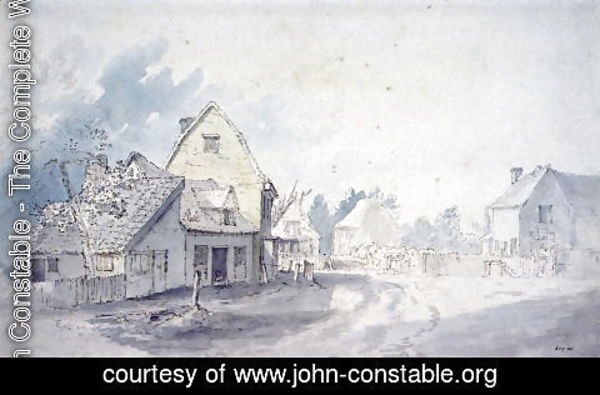 John Constable - East Bergholt Street, East Bergholt