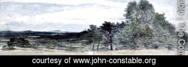 John Constable - A View at Hursley, Hampshire
