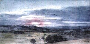 John Constable - Dedham Vale from East Bergholt Sunset