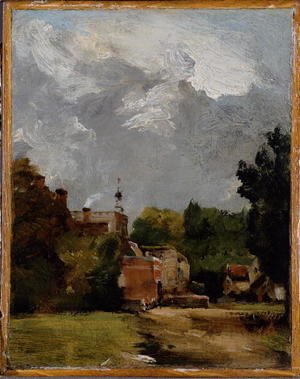 John Constable - East Bergholt Church  South Archway of the Ruined Tower, 1806