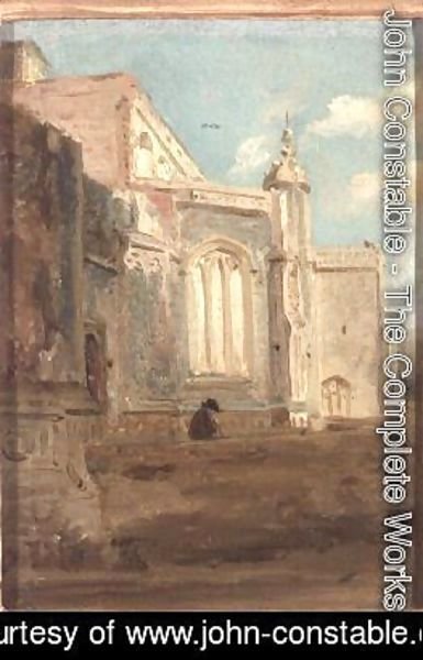 John Constable - East Bergholt Church 2