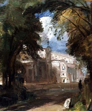 John Constable - The Church at East Bergholt