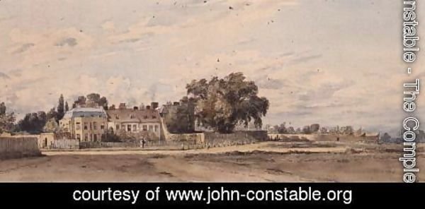 John Constable - Houses at Putney Heath, 1818