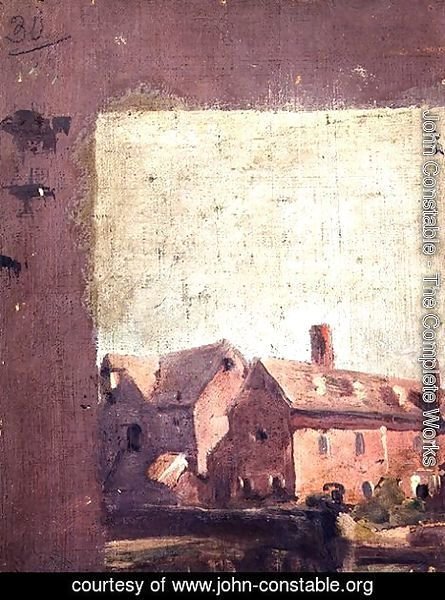 Flatford Mill, a sketch c.1811