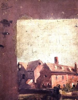 John Constable - Flatford Mill, a sketch c.1811