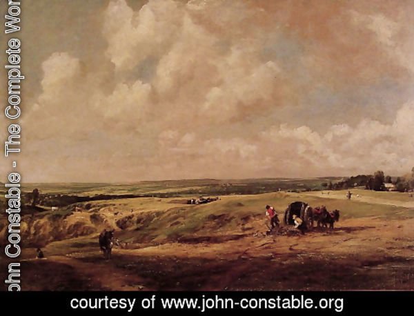 John Constable - Hampstead Heath, c.1820