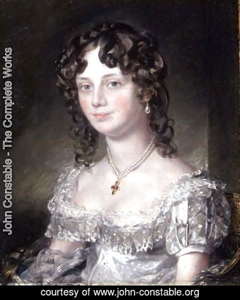John Constable - Portrait of Mrs Mary Fisher, wife of John Fisher, Archdeacon of Berkshire, 1816