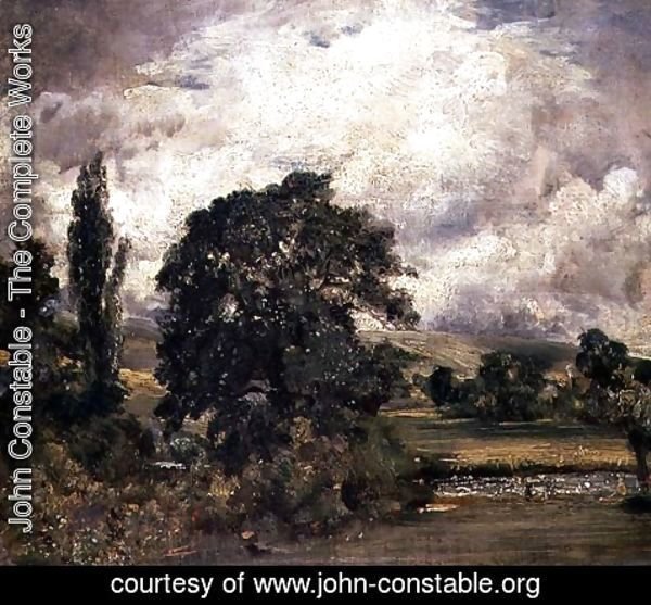 John Constable - Water Meadows Near Salisbury