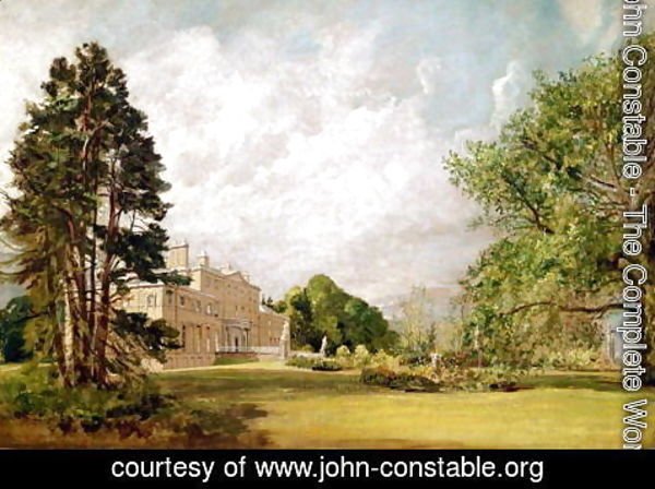 John Constable - Malvern Hall, Warwickshire, c.1820-21