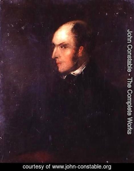 John Constable - Portrait of a Balding Man