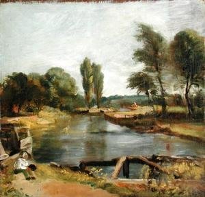 Flatford Lock, 1810-11