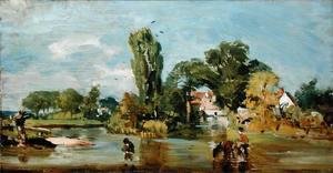 John Constable - Flatford Mill, c.1810-11