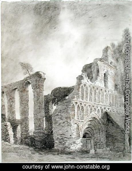 John Constable - Ruin of St. Botolph's Priory, Colchester, c.1809