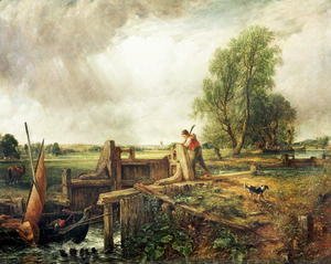 John Constable - A Boat Passing a Lock 2