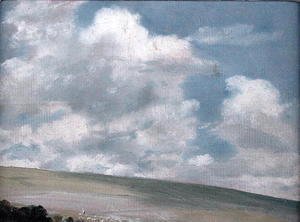 John Constable - The Downs near Brighton
