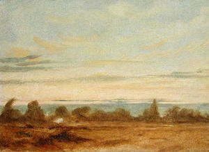 John Constable - Summer   Evening Landscape