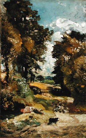 John Constable - The Cornfield, c.1826
