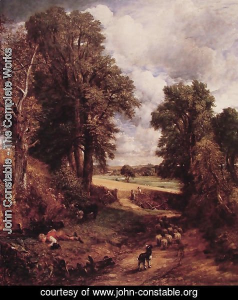 John Constable - The Cornfield, 1826