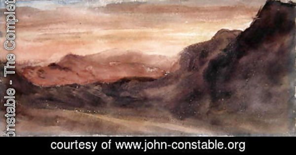 John Constable - Eskhause, Scawfell, 1806