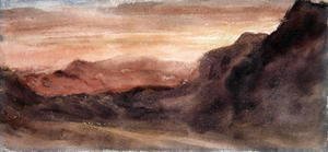 John Constable - Eskhause, Scawfell, 1806