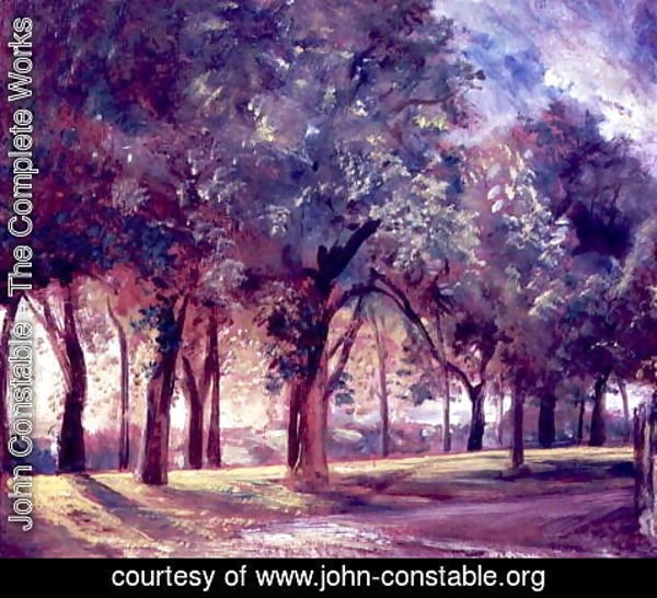 John Constable - The Judges Walk  Hampstead