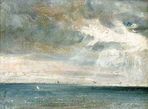 John Constable - Study of Sea and Sky ( A Storm off the South Coast)