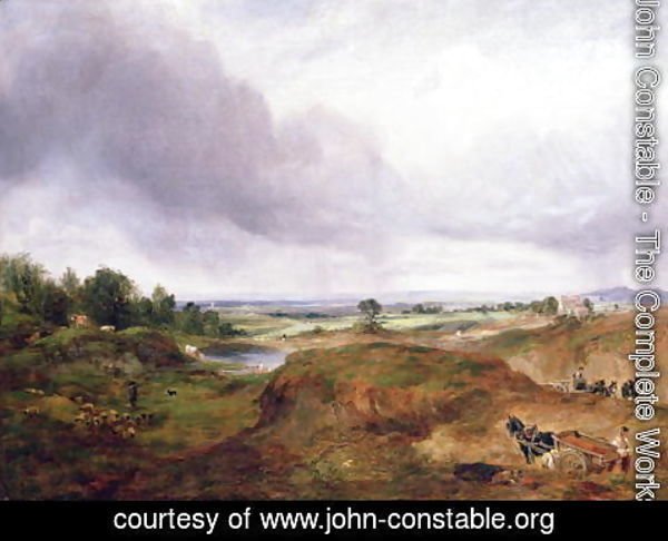 John Constable - Hampstead Heath 3