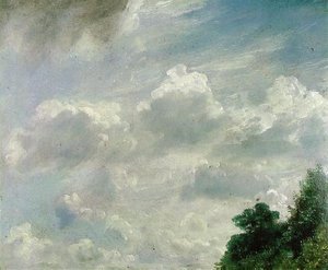 John Constable - Study of Clouds at Hampstead