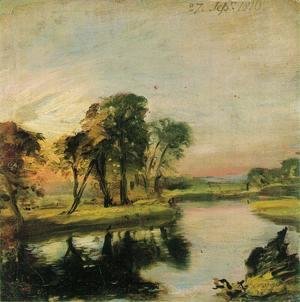 John Constable - A View on the Stour