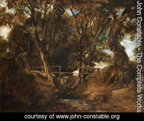 John Constable - Helmingham Dell