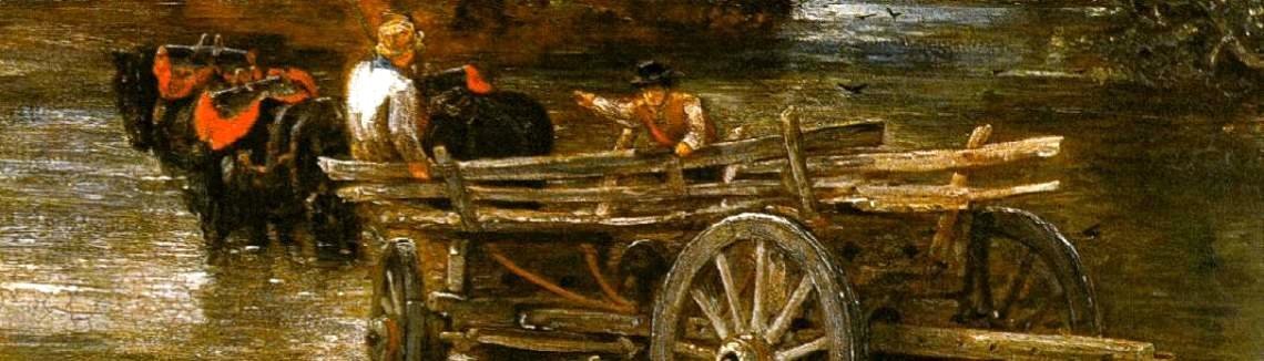 John Constable - The Hay Wain (detail)