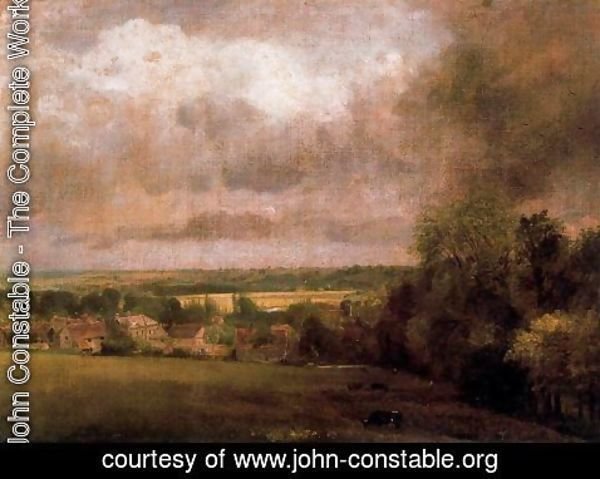 John Constable - The Stour Valley from Higham