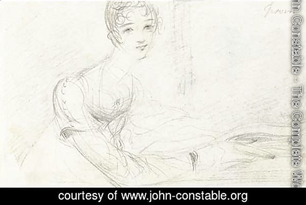Portrait study of Jane or Ann Gubbins