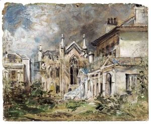 John Constable - The Gothic House, Sillwood Place, Brighton