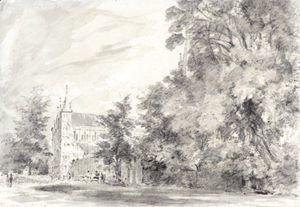 John Constable - Salisbury Cathedral From Lower Marsh Close