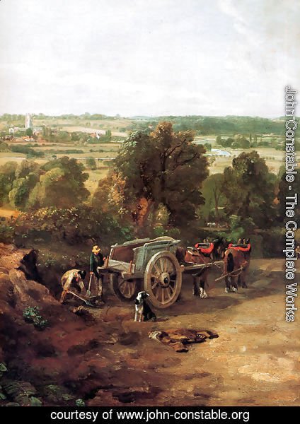 John Constable - Stour valley and Dedham village