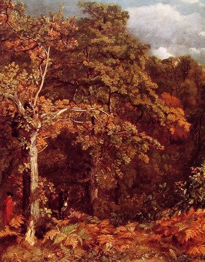 John Constable - Wooded Landscape