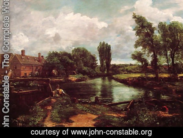 John Constable - A Water Mill