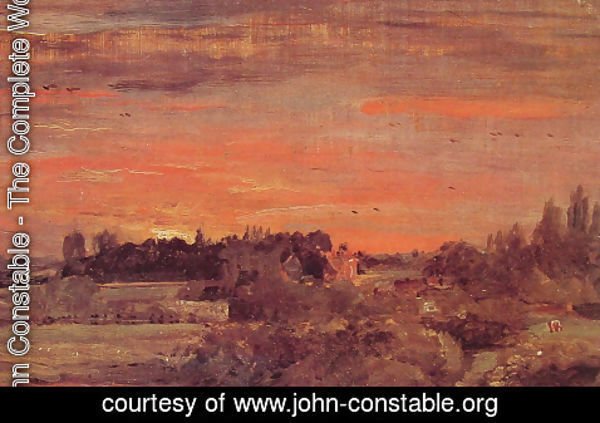 John Constable - East Bergholt Rectory