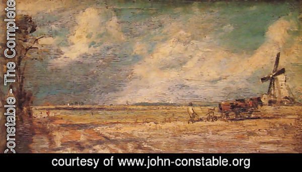 John Constable - Spring Ploughing