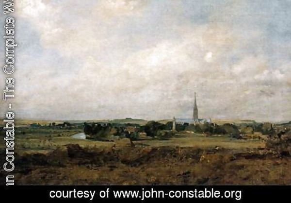 John Constable - View of Salisbury c. 1820